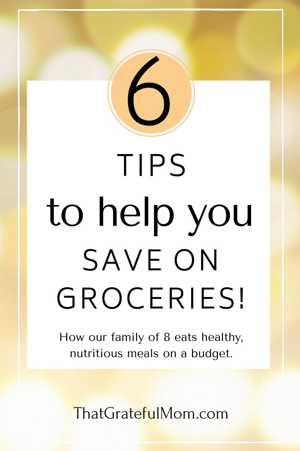 How to Make A Grocery Budget