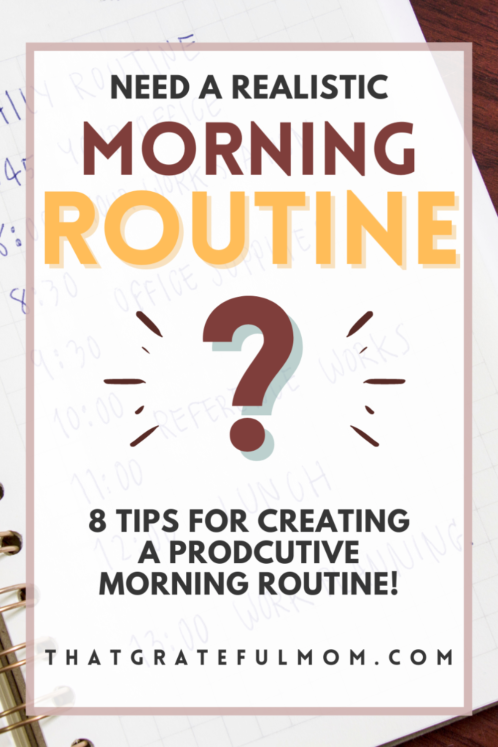 morning routine pin 1