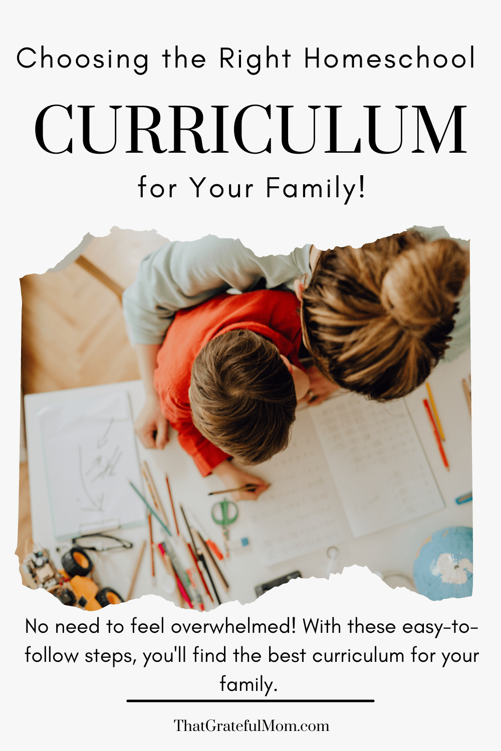 Choosing the Right Homeschool Curriculum