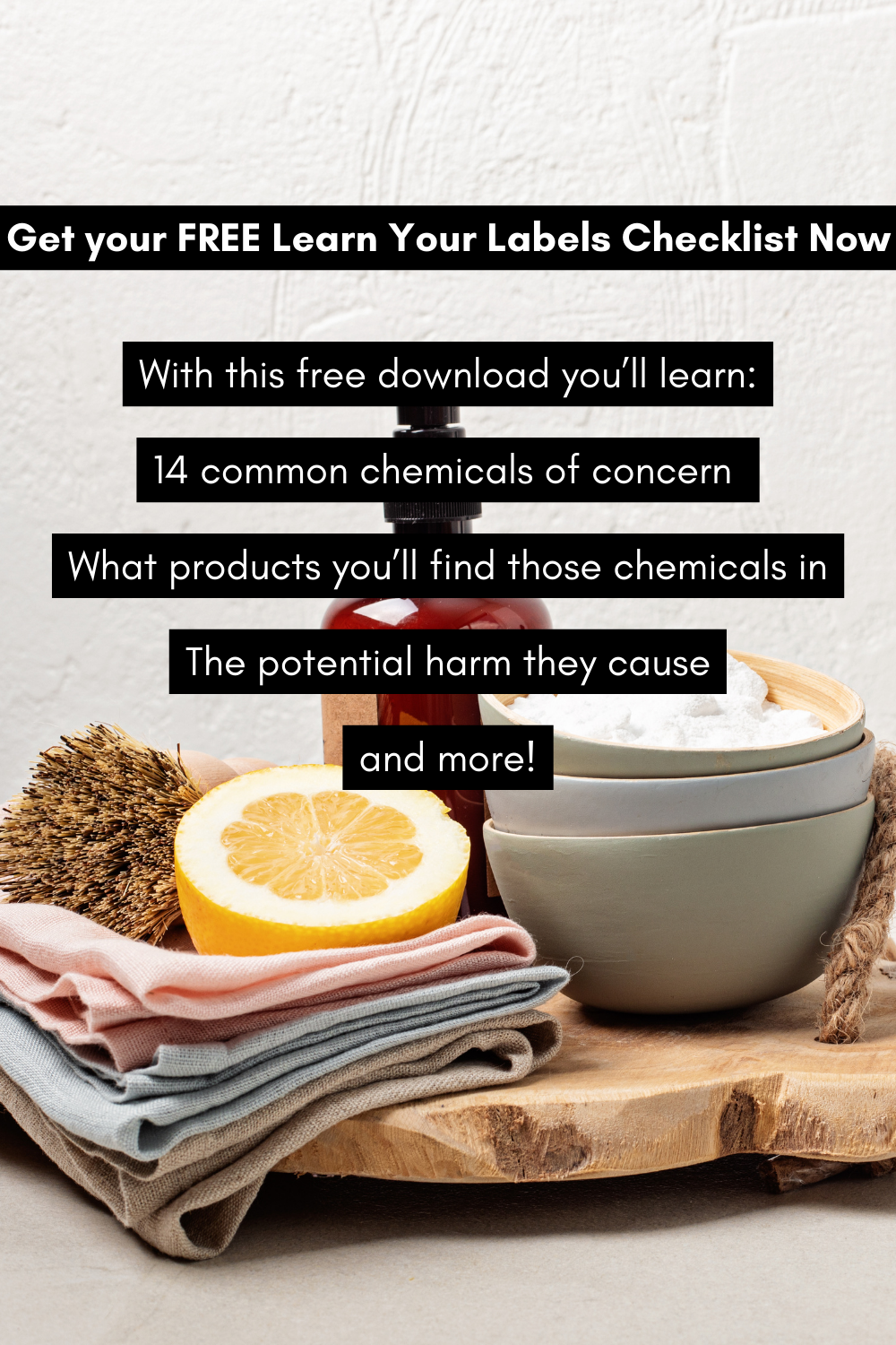 Get your FREE Learn Your Labels Checklist Now