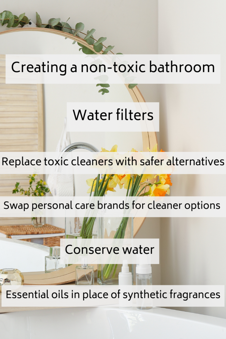 5 Easy Steps to a Non-Toxic Bathroom Oasis - That Grateful Mom