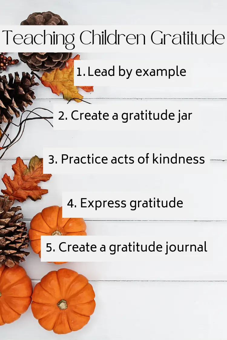 Teaching Children Gratitude pin 1