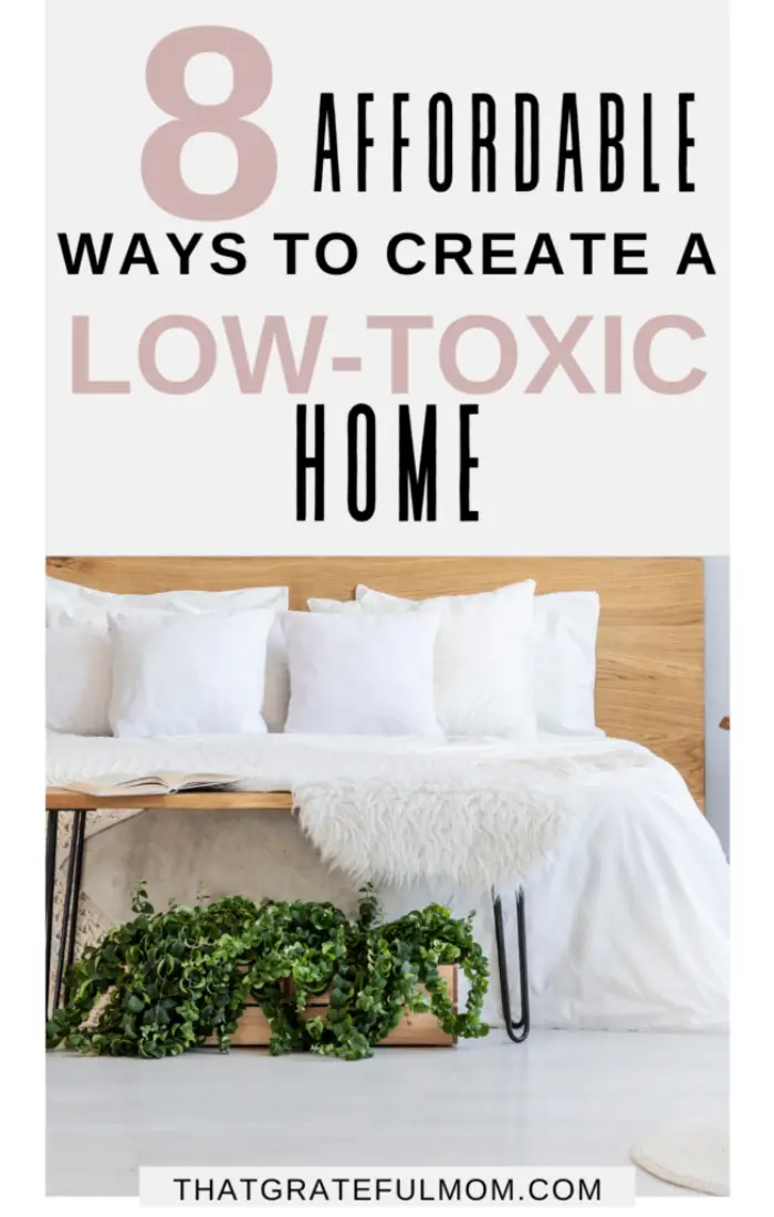 8 Affordable Ways to Create a Low Toxic Home pin 3