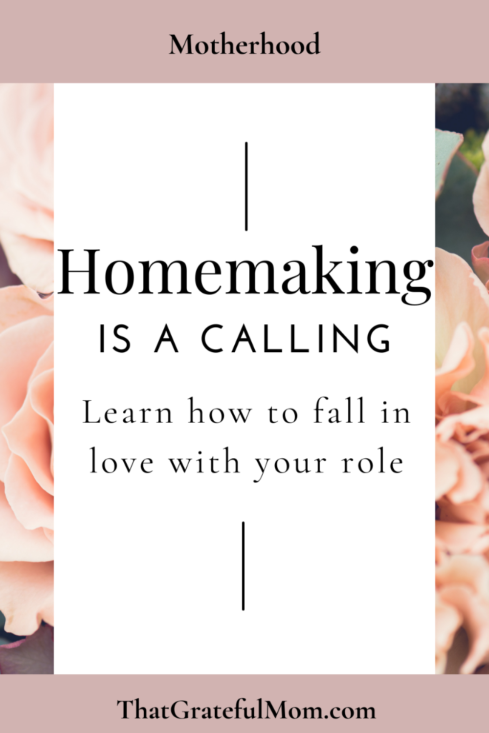 How to fall in love with homemaking
