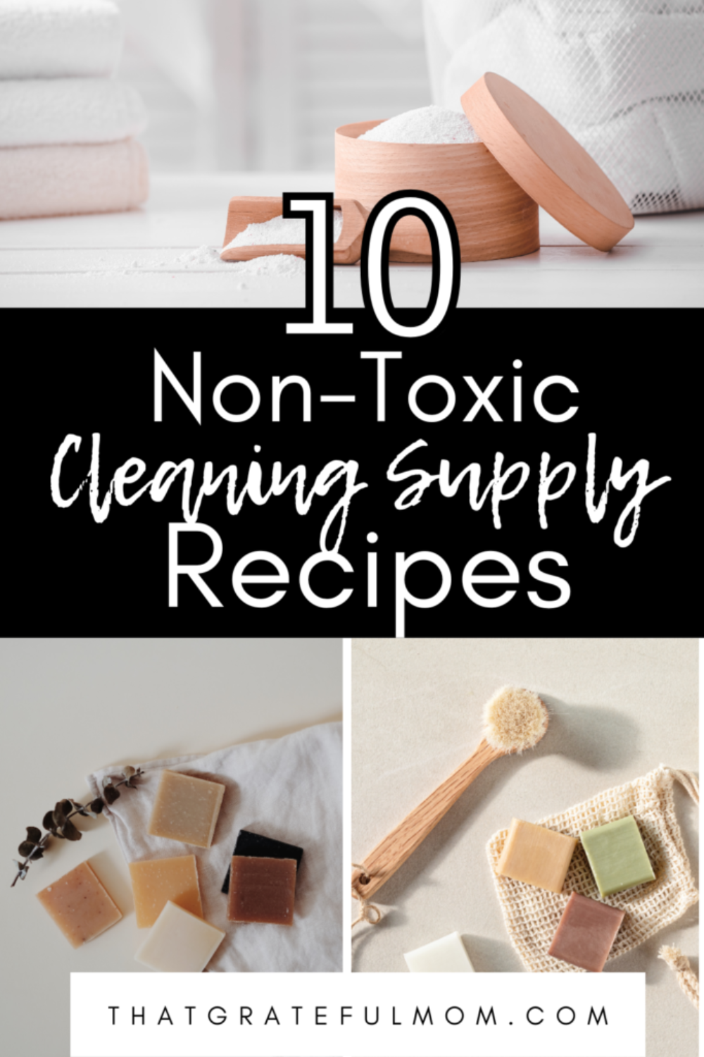 Natural Cleaning Products for Busy Moms pin 2