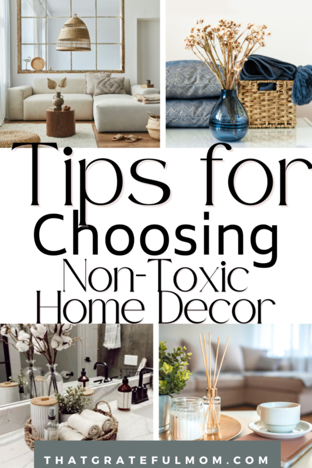 Tips for choosing non-toxic home decor pin 1