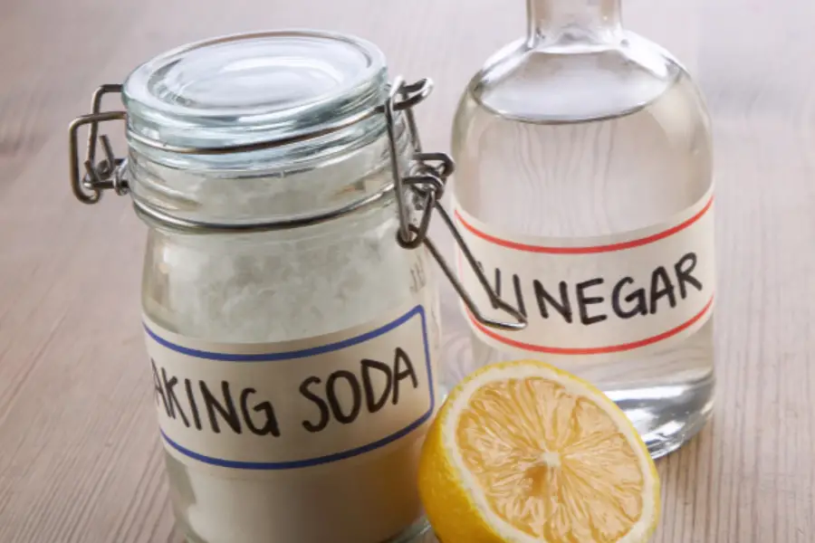 baking soda and vinegar used to clean. A depression era tip to save money.