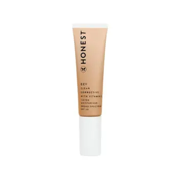 Honest beauty brand moisturizer. One of the best non-toxic tinted moisturizer options