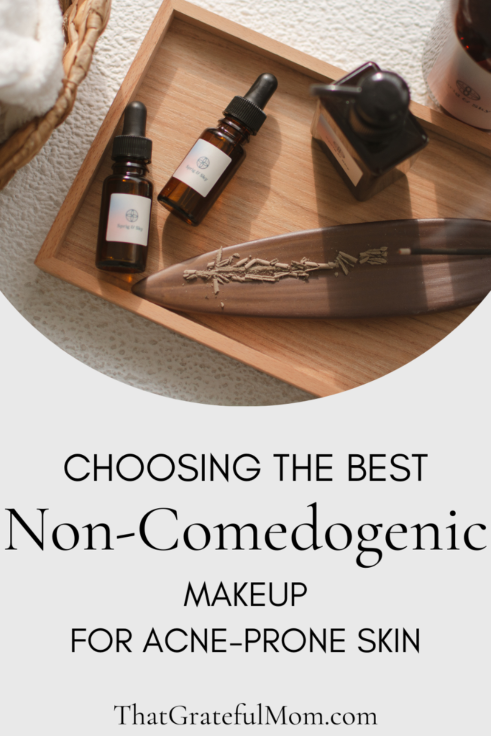 CHoosing the Best non-comedogenic makeup for acne-prone skin pin 3