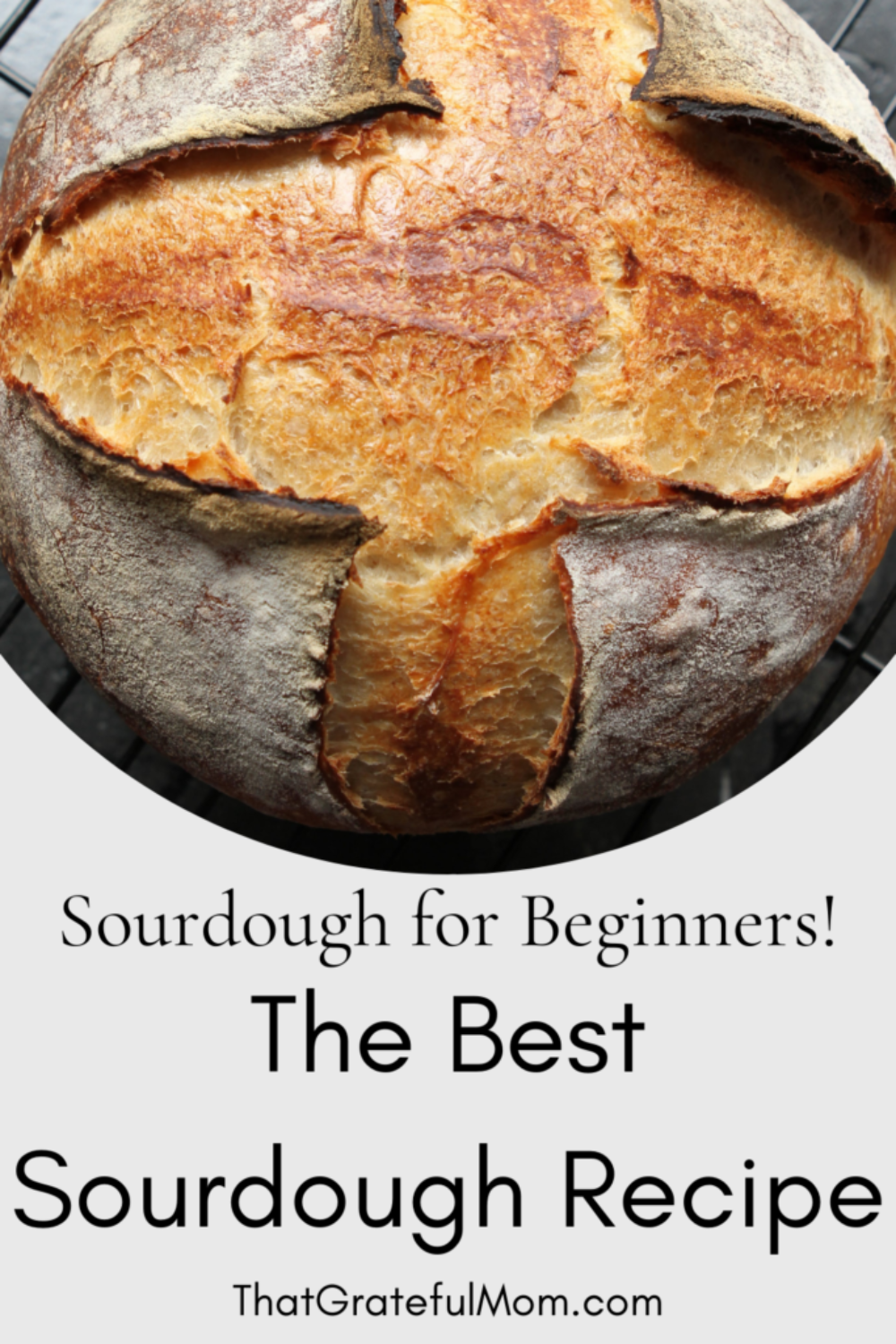 My Best Sourdough Recipe pin 1