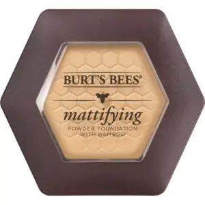 Burt's Bees mattifying powder makeup.
