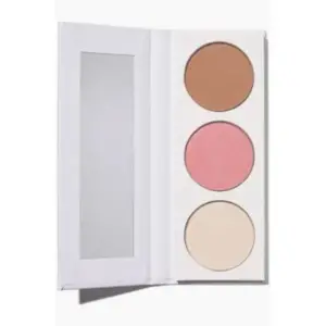 W3ll People Power Palette includes bronzer, highlight, and blush. All are among the best non-comedogenic makeup options.