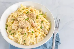 homemade alfredo pasta