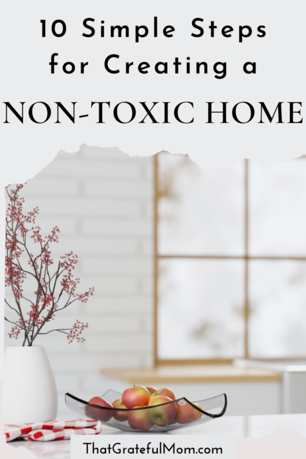 creating a non-toxic home 1