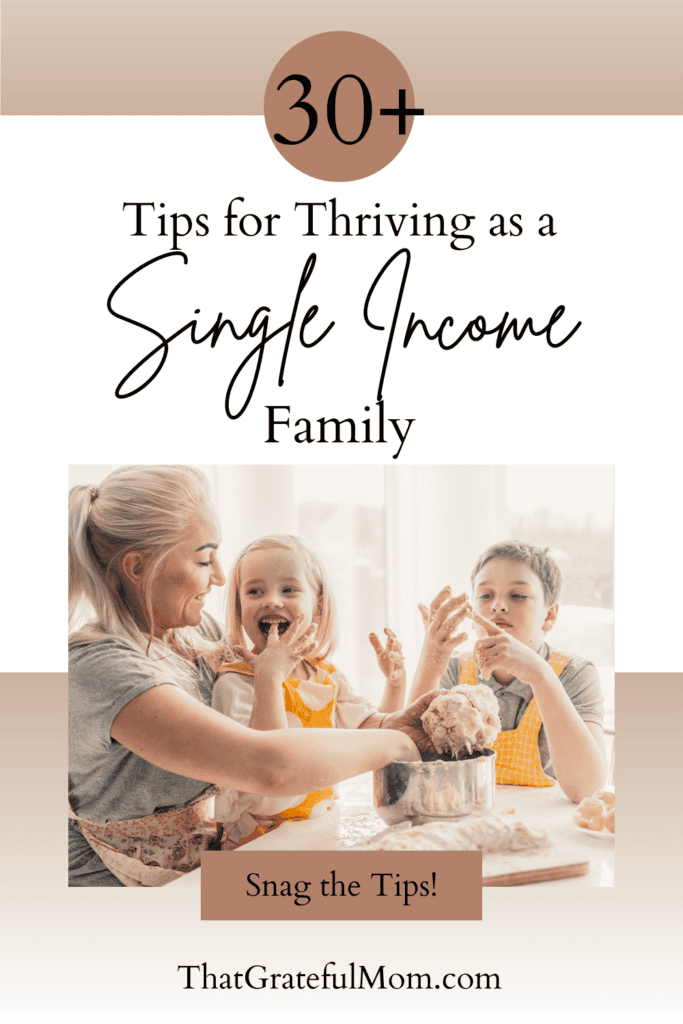 From Surviving to Thriving: Living on One Income Easily - That Grateful Mom