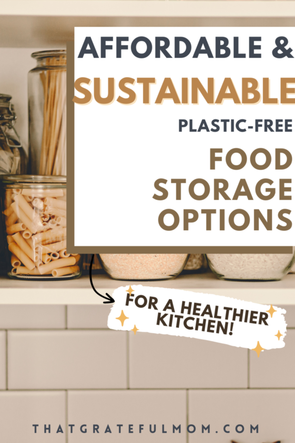 Affordable & sustainable food storage