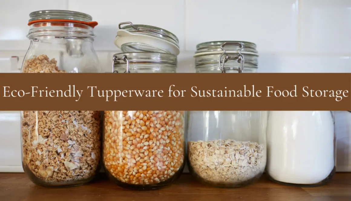 Eco-Friendly Tupperware for Sustainable Food Storage