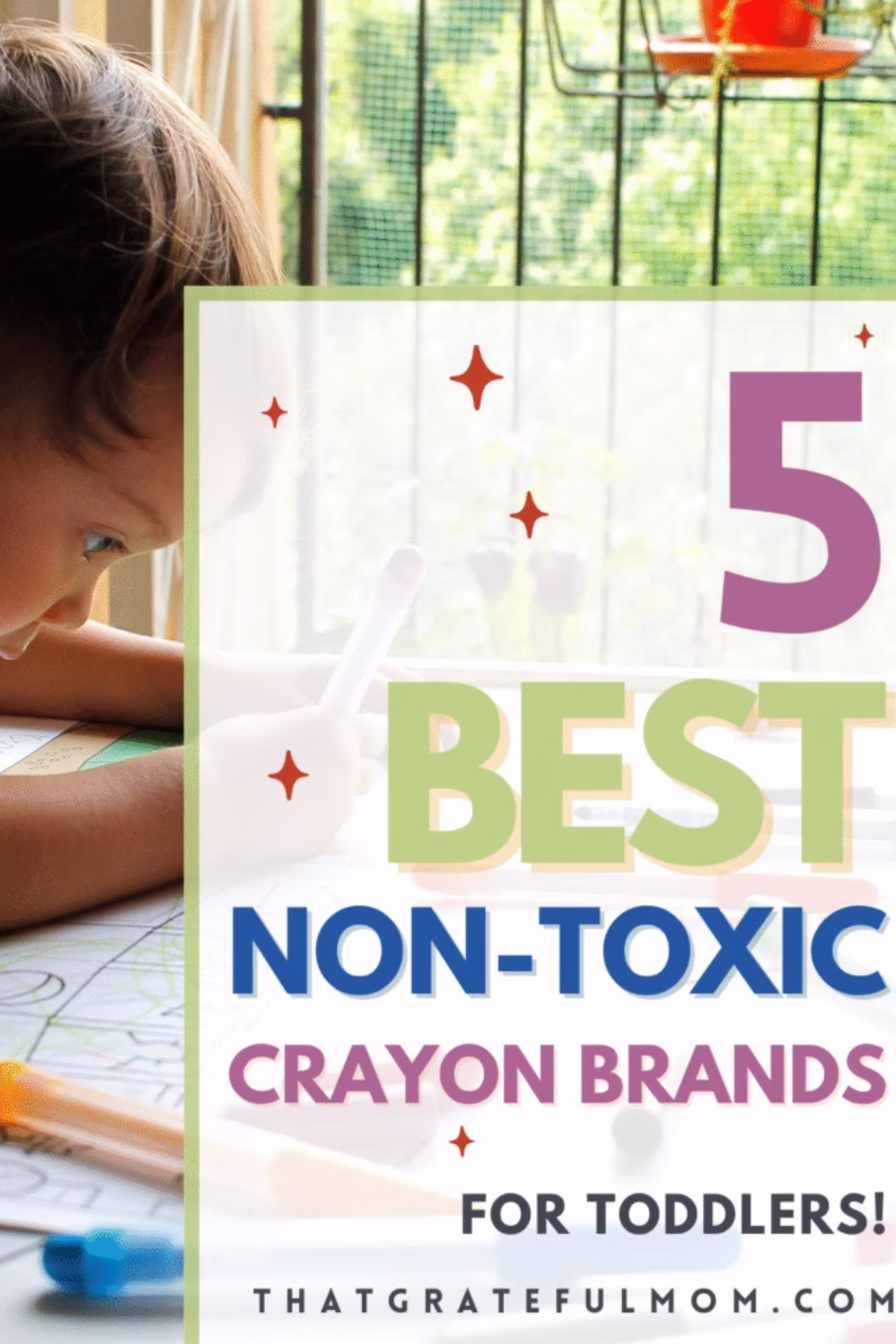 Best Non-Toxic Crayon for toddlers pin 5