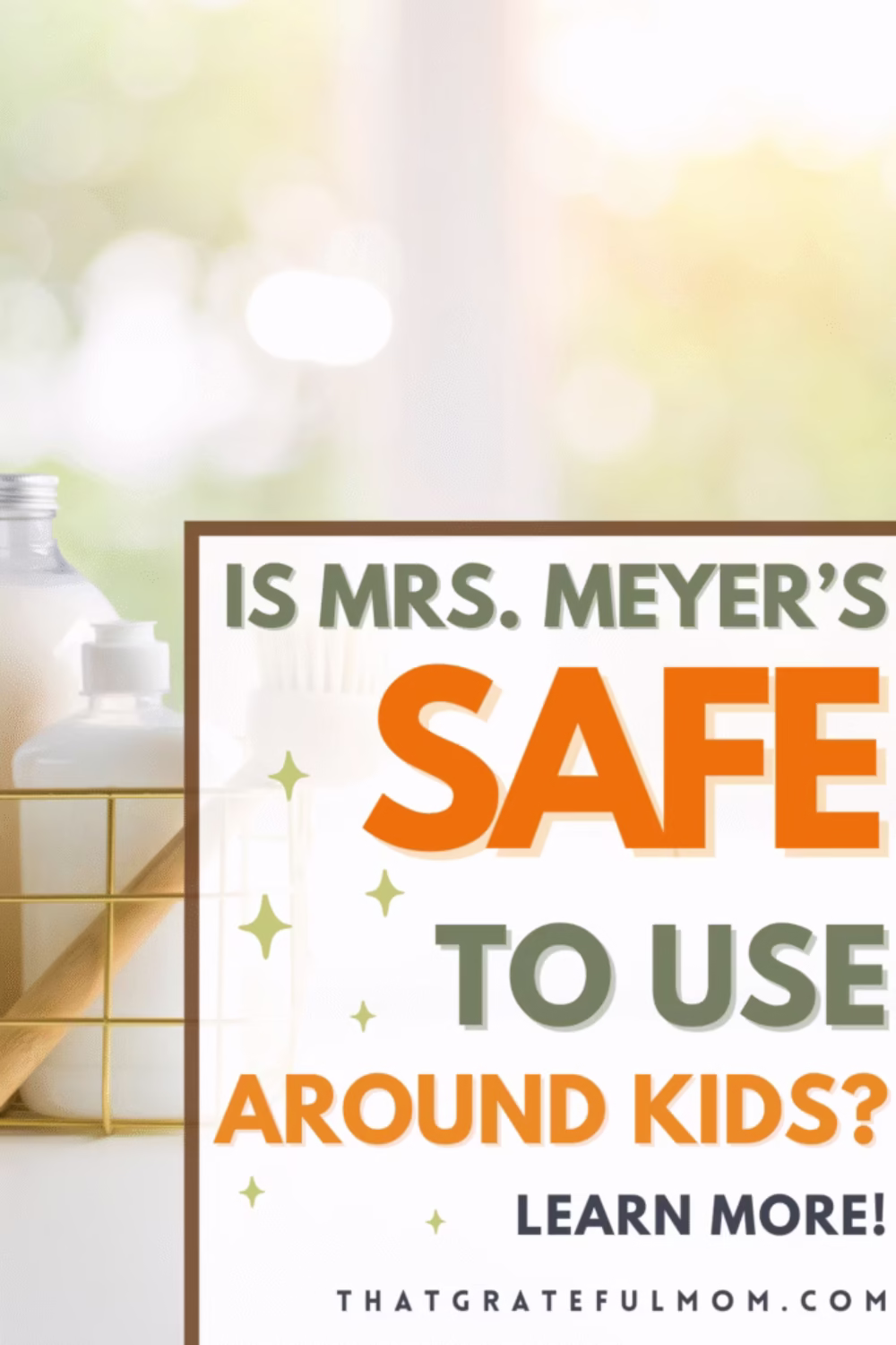 Mrs. Meyer’s surface cleaner labeled as non-toxic or not