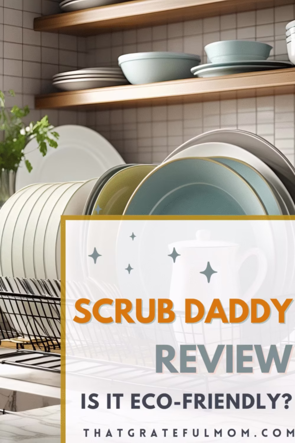 is scrub daddy eco friendly clean dishes image