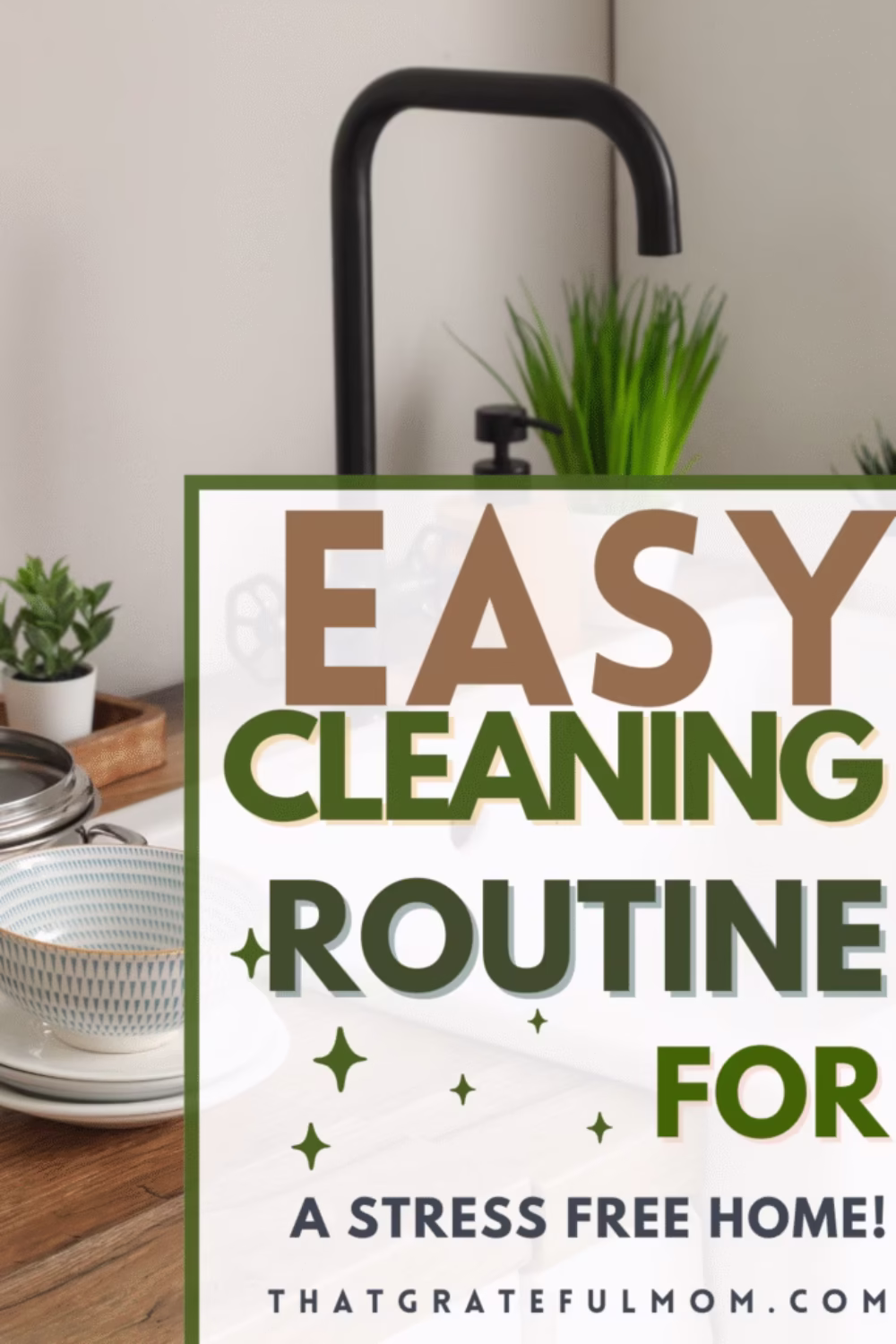 My Simple Cleaning Routine for a Stress Free Home pin 6