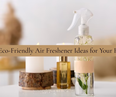 Eco-Friendly air freshener ideas in a clear bottle
